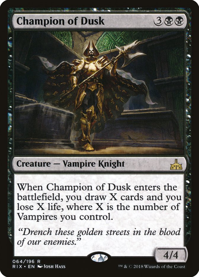 Champion of Dusk [Rivals of Ixalan]