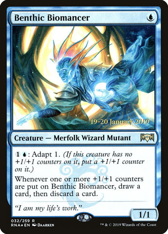 Benthic Biomancer [Ravnica Allegiance Prerelease Promos]