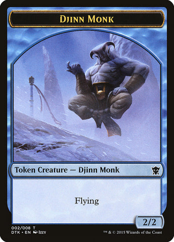 Djinn Monk Token [Dragons of Tarkir Tokens]