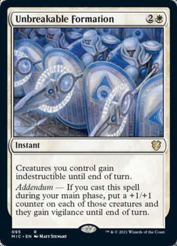 Unbreakable Formation [Innistrad: Midnight Hunt Commander]