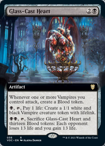 Glass-Cast Heart (Extended Art) [Innistrad: Crimson Vow Commander]