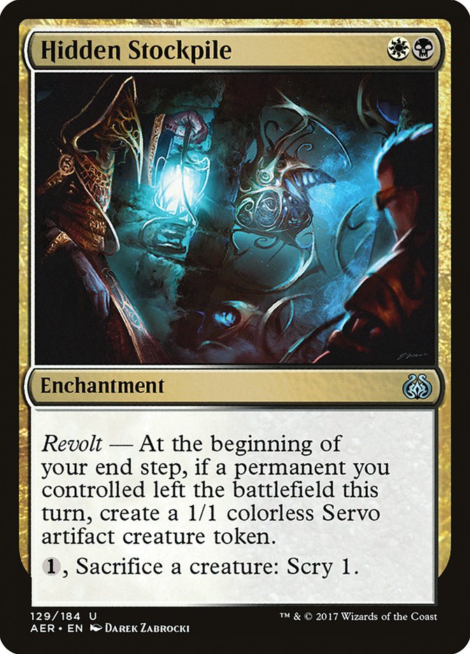 Hidden Stockpile [Aether Revolt]