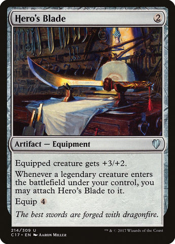 Hero's Blade [Commander 2017]