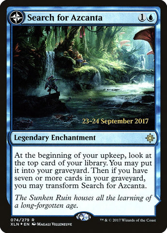 Search for Azcanta // Azcanta, the Sunken Ruin [Ixalan Prerelease Promos]