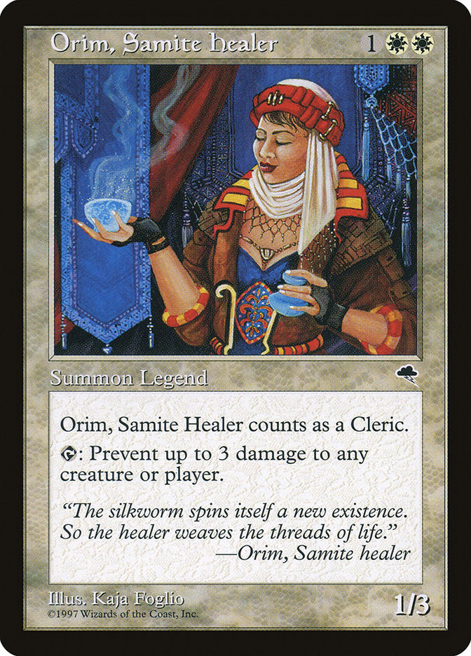 Orim, Samite Healer [Tempest]