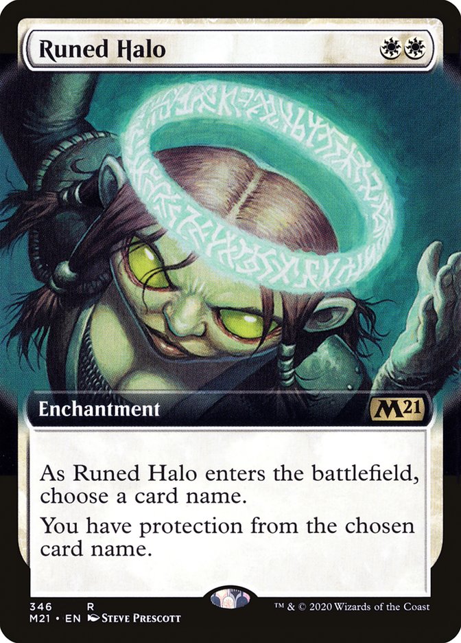 Runed Halo (Extended Art) [Core Set 2021]