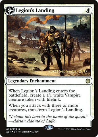 Legion's Landing // Adanto, the First Fort [Ixalan Prerelease Promos]