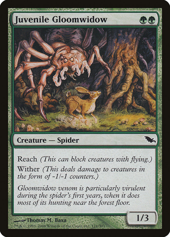 Juvenile Gloomwidow [Shadowmoor]