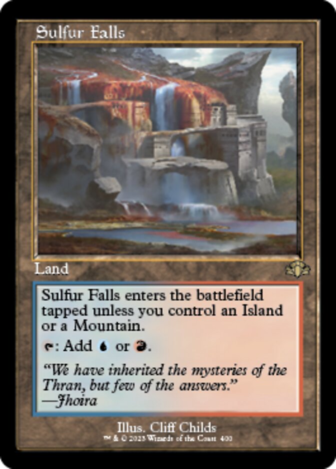 Sulfur Falls (Retro) [Dominaria Remastered]