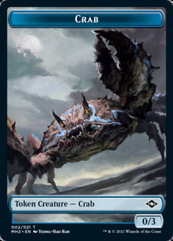 Crab // Treasure (21) Double-Sided Token [Modern Horizons 2 Tokens]