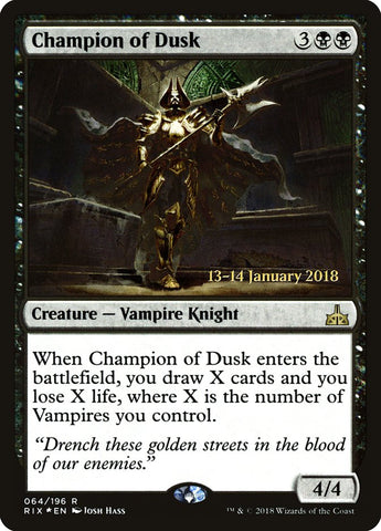 Champion of Dusk [Rivals of Ixalan Prerelease Promos]