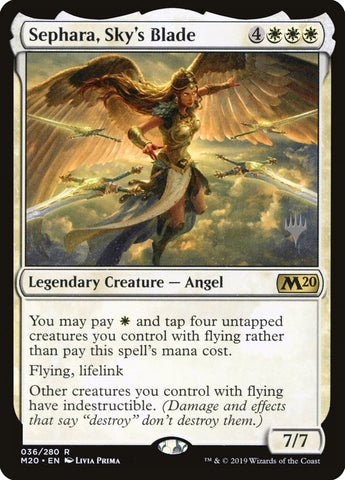 Sephara, Sky's Blade (Promo Pack) [Core Set 2020 Promos]