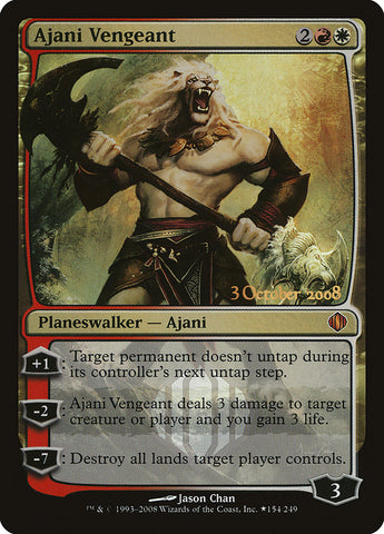 Ajani Vengeant [Shards of Alara Promos]