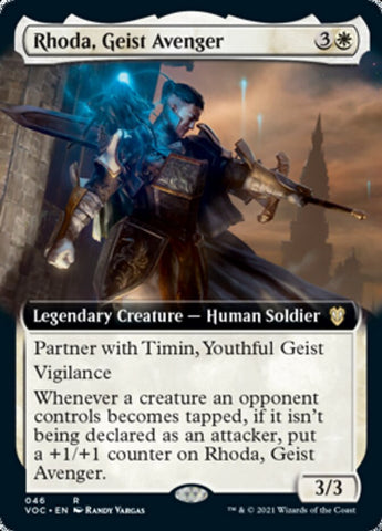 Rhoda, Geist Avenger (Extended Art) [Innistrad: Crimson Vow Commander]